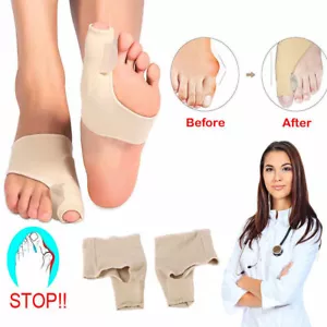 2 Stück Big Toe Ballenschiene Glätteisen Korrektor Fußschmerzlinderung Hallux Valgus - Bild 1 von 12