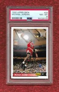 1992 Upper Deck #23 Michael Jordan PSA 8 NM-MINT CENTERED HOF BULLS GOAT - Bild 1 von 1