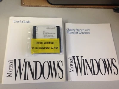 Genuine Microsoft Windows 3,1 Users Guide 6 Diskette  3 1/2" Media Ver. - Image 1 of 4
