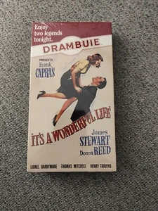 Its A Wonderful Life (1987, VHS) Drambuie Rare Promo Variant SEALED VHS - Picture 1 of 4