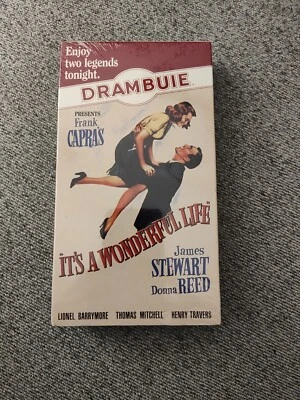 Its A Wonderful Life (1987, VHS) Drambuie Rare Promo Variant SEALED VHS - Image 1 of 4