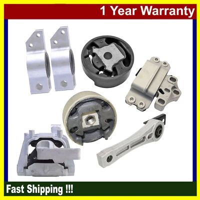 Engine Motor & Manual Trans Mount For Volkswagen Tiguan 2009-2016 2.0L Set 7PCS - Image 1 of 4
