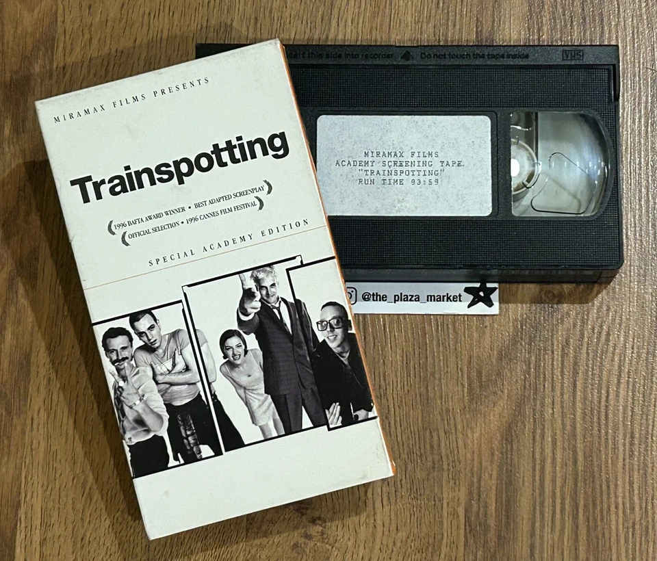 Trainspotting movie VHS Tape FYC Special Academy Edition Screener Rare - Image 1 of 1