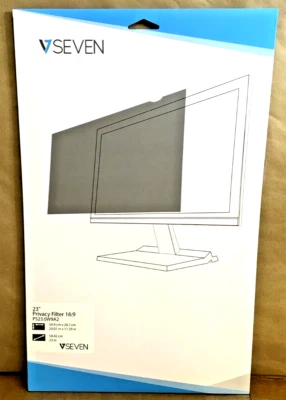 V7 LCD Privacy Filter 23 inch Widescreen PS23.0W9A2-2N ✅ ❤️️ ✅ ❤️️ NEW! - Image 1 of 4