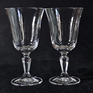 ROGASKA ALFRESCO WATER GLASSES, Cut Lead Crystal, 7 3/8", 14 Oz, 2PC - Picture 1 of 8