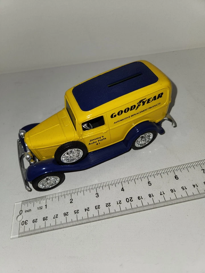 Ertl #9381UA Jimmy's Auto Parts" Goodyear #1" 1932 Panel Delivery Van  - Image 1 of 4