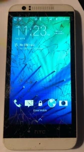 [BROKEN] HTC Desire 510 4GB White (Boost) Fast Ship Good Used Cracked Glass - Picture 1 of 2