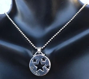 925 Sterling Silber Twinkle Star Halskette 18" lang - Bild 1 von 5