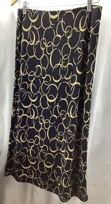 Emma James Petites Multi Color Elastic Waist Skirt Womens Size S 210301MTG/MB2 - Image 1 of 4