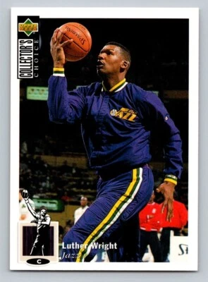 1994-95 Collector's Choice Luther Wright #57 Utah Jazz - Image 1 of 2