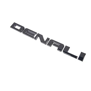 1x Denali Nameplate Emblem HD Badge for Sierra Terrain Canyon Envoy Yukon - Picture 1 of 6