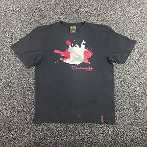 Vintage Y2K Drunknmunky T Shirt Men's Large Black Short Sleeve Streetwear Skate - Imagen 1 de 7