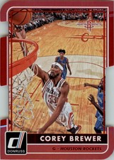 2015-16 Donruss Inspirations Rockets Basketball Card #103 Corey Brewer /67