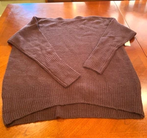 Anthropologie - Suéter Marrón Cuello Barco - Acogedor y Cálido - Talla Pequeña - Nuevo con Etiquetas - Imagen 1 de 4