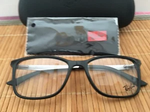 Ray-Ban RB7133 2000A Black Eyeglass Frames Size 52mm (Rx) New & 100% Authentic - Picture 1 of 10