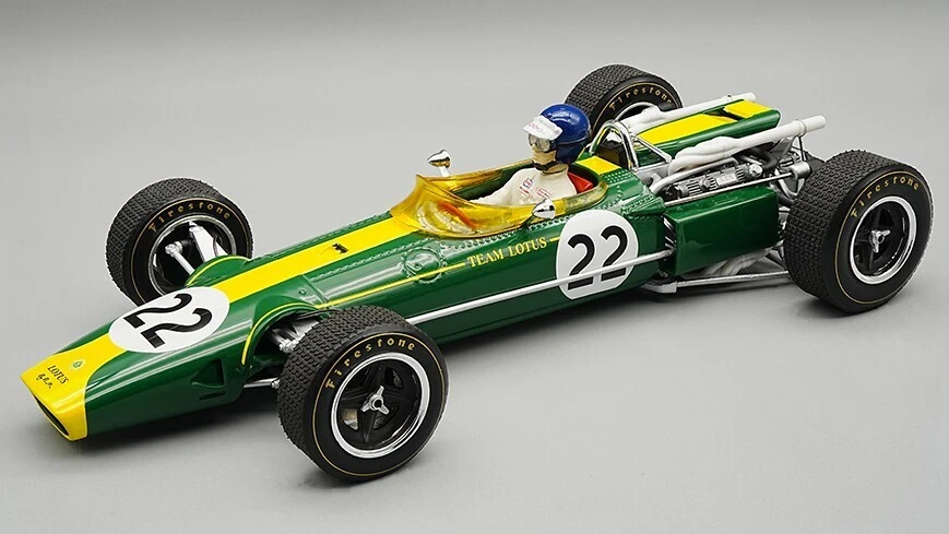 LOTUS 43 SCUDERIA TEAM LOTUS MONZA GP 1966 JIM CLARK W/DRIVER 1:18 - Immagine 1 di 1