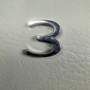 Genuine Saab 9-3 93 Rear Boot Aero Badge Emblem LETTER Number 3 OEM - Picture 1 of 5