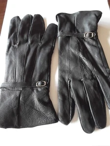 gant cuir noir  # old glove - Picture 1 of 5