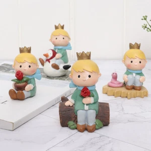 Little Prince Home Decor Figurines Collectable Toys Happy Birthday Cake Toppers - Picture 1 of 16