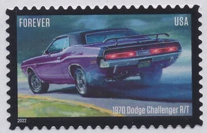 US 5716 Pony Cars 1970 Dodge Challenger R/T F single MNH 2022 - Picture 1 of 1