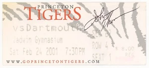 John Thompson Signed Autograph Princeton Ticket Stub Georgetown Hoyas HOF d.2020 - Picture 1 of 2