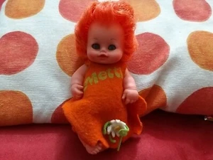 Rarissima bambola Mini furga Cacio con la pera Rossa anni 60 Alta 15 cm - Foto 1 di 12