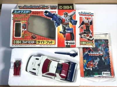 Takara Transformers G1 Godmaster Lightfoot C-304 Vintage 1988 Japan - Image 1 of 4