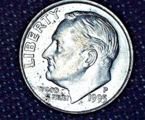 { 1995 P ROOSEVELT DIME UNC ERROR SEE PICTURES #4h1 - Picture 1 of 4