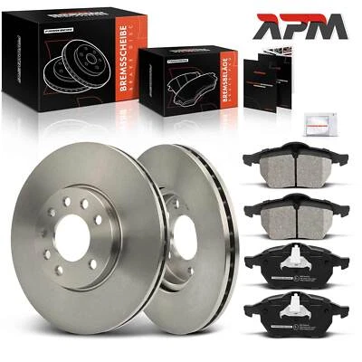 Discos de Freno Forros Delantero 288mm para Opel Vectra B Calibra A Saab 9-3 - Imagen 1 de 4