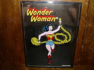 VINTAGE WONDER WOMAN BRYTONE MIRROR SUPER FRIENDS RARE JUSTICE LEAGUE JLA M 1978 - Picture 1 of 12