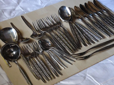 WMF Besteck "Palma" alte Serie 38-teile inkl Aufleger für 6 Personen Cromargan - Bild 1 von 4