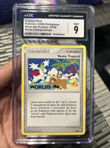 Pokemon PORTUGUESE Tropical Wind (Vento Tropical) DP48 Worlds 09 Promo CGC 9 - Picture 1 of 2