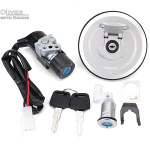 Ignition Switch Fuel Gas Cap Lock Key Set For Honda CBR125R CBR125RS CBR125RW - Foto 1 di 8