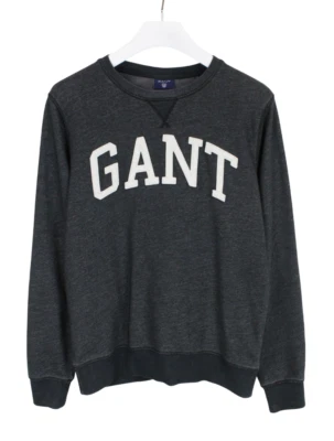 Gant Sweatshirt Herren M Rundhals Pullover Kragen-Logo Mischung Dunkel - Bild 1 von 4