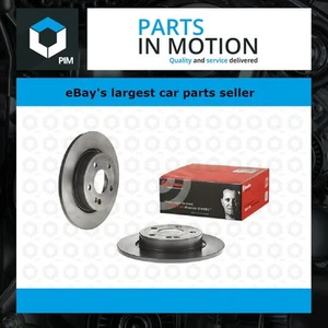 2x Brake Discs Pair Solid fits MERCEDES B180 W247 1.3 Rear 2018 on 276mm Set New - Picture 1 of 3