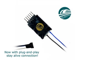 AED-6PD.4 DCC Concepts AE Model Nano 6-Pin 4 Function Decoder - Picture 1 of 1