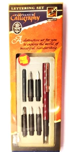 Penna stilografica Platignum calligrafia scritta vintage sigillata colore raro - Foto 1 di 20
