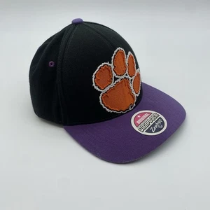 VTG Clemson University Tigers Hat Mens SnapBack  Zephyr Orange Logo - Picture 1 of 8