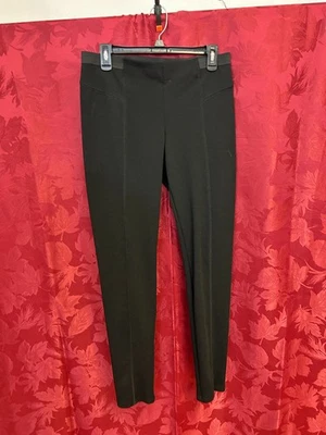 Simply Vera Wang Black Pull On Skinny Mid Rise Ankle Pants Leggings Women Size M - Image 1 of 4