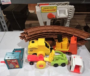 Fisher Price Vintage Little People Lift & Load Ambulance lot See Image - Picture 1 of 6