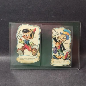 Vintage seltene 1930er WDP Pinocchio Sunoco Öl Promo Mystik Aufkleber/Sticker USA PA2 - Bild 1 von 6