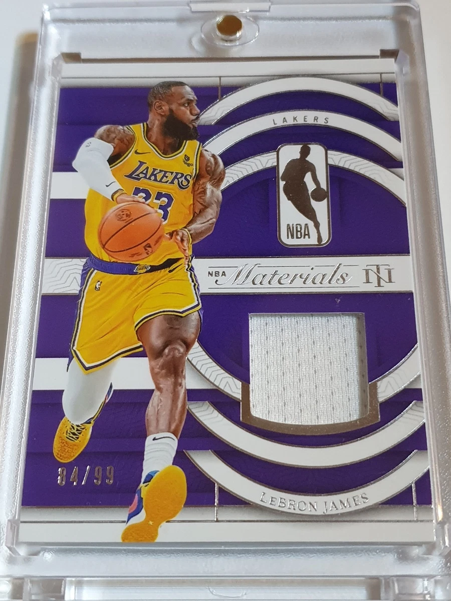 Panini LeBron James Piece of Authentic Basketball Trading Cards