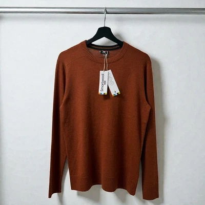 Smartwool Sparwood Sweater Crewneck Men's Size: Small Orange Merino Wool NWT NEW - Image 1 of 4