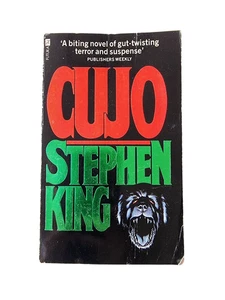 CUJO Stephen King - First Futura Edition 1982 PB Book Vintage - Foto 1 di 6