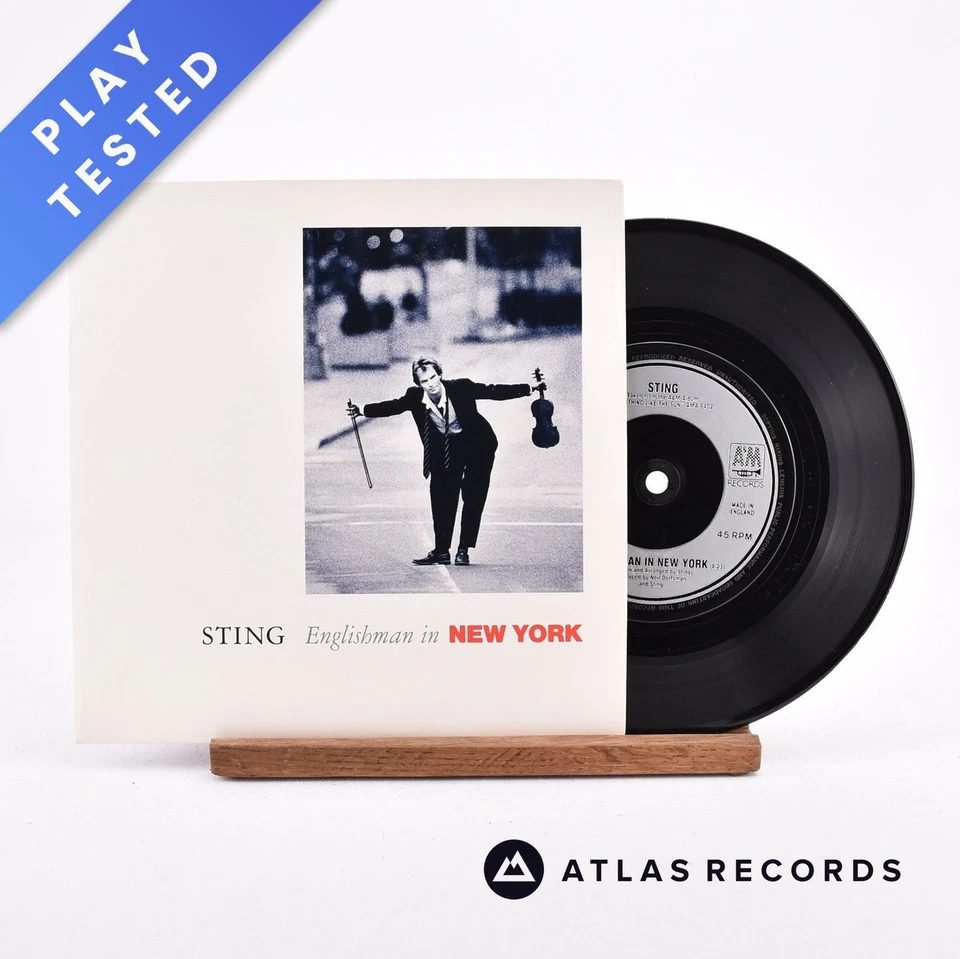 Sting - Englishman In New York - 7" Vinyl Record - EX/EX - Image 1 of 4