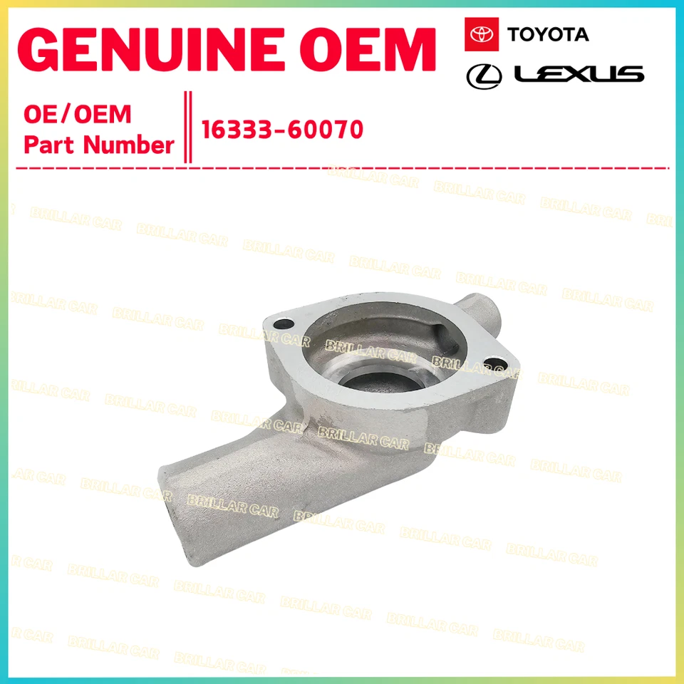 Carcasa termostato superior Toyota FJ40 Land Cruiser modelos gasolina NUEVO 16333-60070 Foto 1 de 1