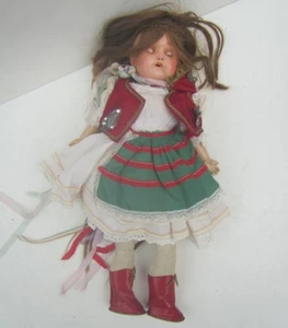 Old Heubach Koppelsdorf 320.12/0 Germany Bisque Head Wooden Doll - Picture 1 of 11