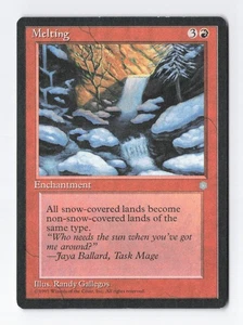 Melting Ice Age MTG Vintage Magic the Gathering Card LP/NM - Picture 1 of 2