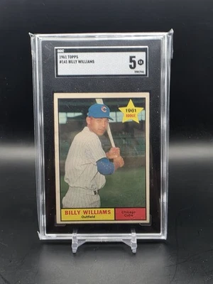 1961 Topps - Billy Williams #141 (RC) SGC 5 HOF Chicago Cubs  Foto 1 de 2