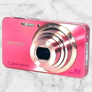 Sony Cyber-shot DSC W570 Pink Digital Camera 16.1MP 5x Optical Zoom - Picture 1 of 10